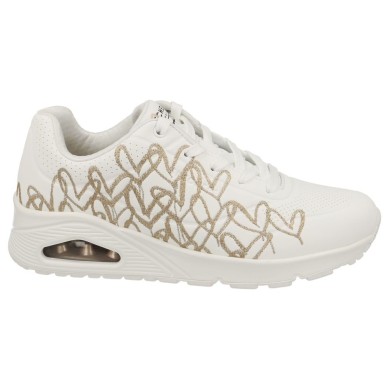 SKECHERS MUJER UNO GOLDE BLANCO 177975 WTRG