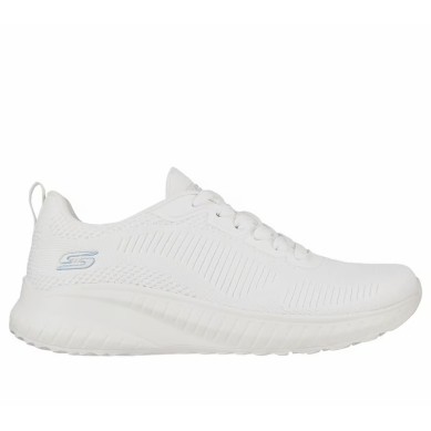 Zapatillas Skechers Bobs Sport Squad  Mujer Blanca 117209OFWT
