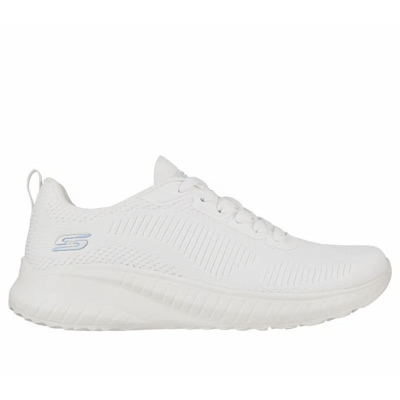 Zapatillas Skechers Bobs Sport Squad  Mujer Blanca 117209OFWT