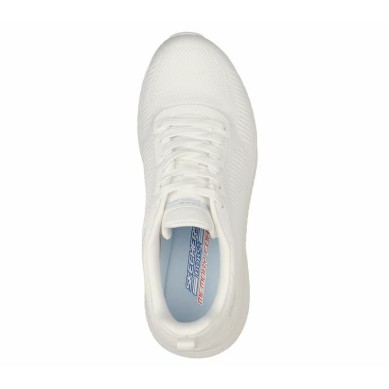 Zapatillas Skechers Bobs Sport Squad  Mujer Blanca 117209OFWT