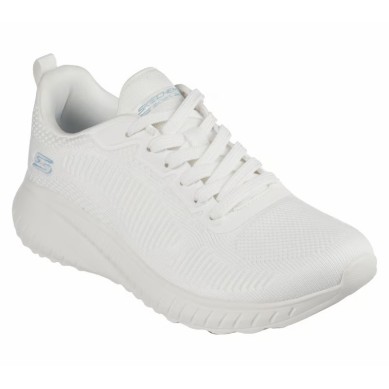 Zapatillas Skechers Bobs Sport Squad  Mujer Blanca 117209OFWT