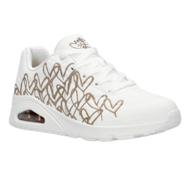 SKECHERS MUJER UNO GOLDE BLANCO 177975 WTRG