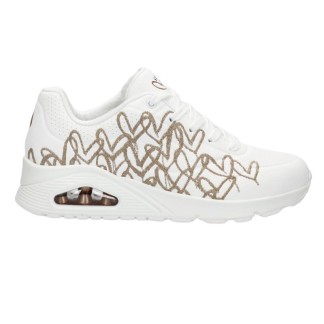 SKECHERS MUJER UNO GOLDE BLANCO 177975 WTRG