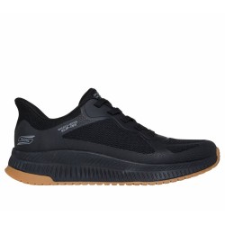 ZAPATILLA SKECHERS HOMBRE NEGRA BOBS SQUAD 4  118423/BBK
