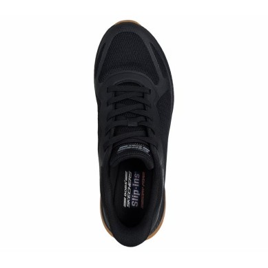 ZAPATILLA SKECHERS HOMBRE NEGRA BOBS SQUAD 4  118423/BBK