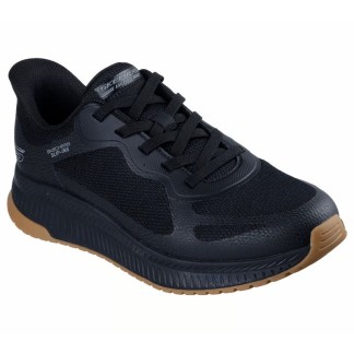 ZAPATILLA SKECHERS HOMBRE NEGRA BOBS SQUAD 4  118423/BBK