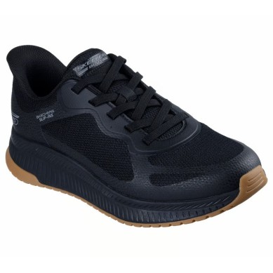 ZAPATILLA SKECHERS HOMBRE NEGRA BOBS SQUAD 4  118423/BBK