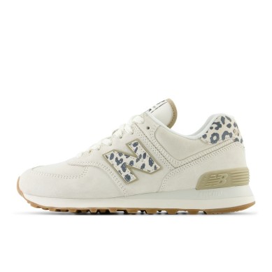 NEW BALANCE  WL574XD2 MUJER BEIGE  LEOPARDO