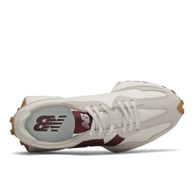 NEW BALANCE MUJER BEIGE Y GRANATE WS327KA