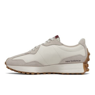 NEW BALANCE MUJER BEIGE Y GRANATE WS327KA