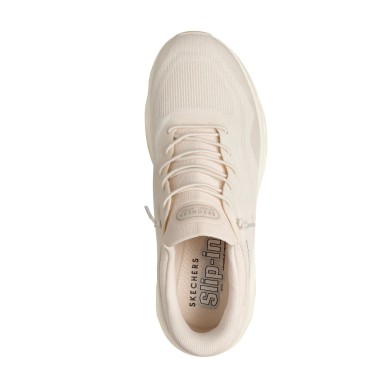 ZAPATILLA SKECHERS GLIDE STEP AIR BEIGE MUJER 190115/OFWT