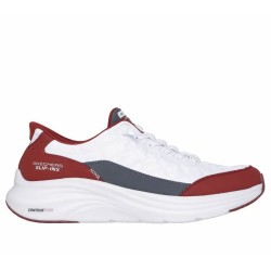 SKECHERS SLIP-INS CONTOUR FOAM  HOMBRE 232619/WBUG BLANCO Y GRANATE