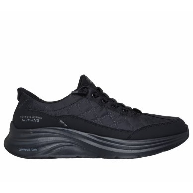 SKECHERS SLIP-INS CONTOUR FOAM  HOMBRE 232619/BBK NEGRA