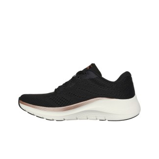 SKECHERS MUJER ARCH FIT 2.0 GLOW THE DISTANCE 150067/BKRG NEGRA