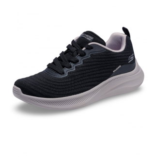ZAPATILLA SKECHERS MUJER BOBS MODA FLEX-MELLOW DAWN NEGRA 117731/BLK