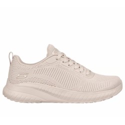 ZAPATILLA SKECHERS MUJER BOBS  SPORT SQUAD MAQUILLAJE 117209/NUDE