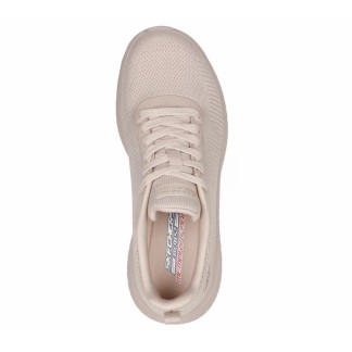 ZAPATILLA SKECHERS MUJER BOBS  SPORT SQUAD MAQUILLAJE 117209/NUDE