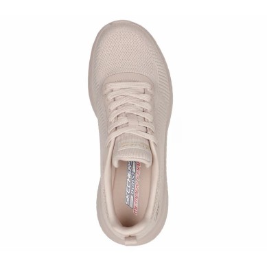 ZAPATILLA SKECHERS MUJER BOBS  SPORT SQUAD MAQUILLAJE 117209/NUDE