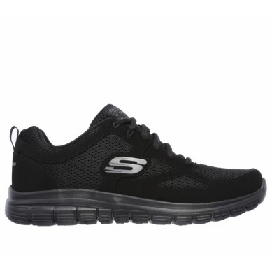 ZAPATILLA SKECHERS BURNS AGOURA HOMBRE 52635/BBK NEGRA