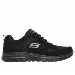 ZAPATILLA SKECHERS BURNS AGOURA HOMBRE 52635/BBK NEGRA