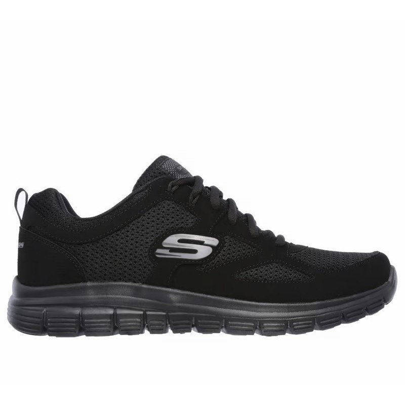 ZAPATILLA SKECHERS BURNS AGOURA HOMBRE 52635/BBK NEGRA