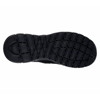 ZAPATILLA SKECHERS BURNS AGOURA HOMBRE 52635/BBK NEGRA