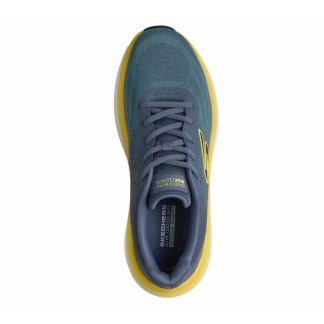 ZAPATILLA SKECHERS MAX  ENDEAVOUR ARDENA 220609SLT GRIS Y AMARILLO