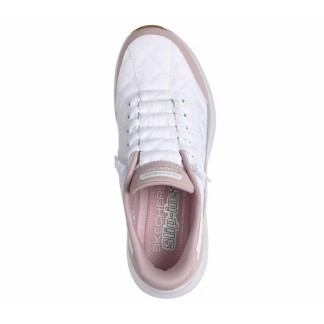 SKECHERS SLIP-INS CONTOUR FOAM  MUJER 150404/LAV BLANCO Y ROSA