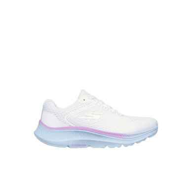 ZAPATILLA MUJER SKECHERS  GO RUN  128607WBL BLANCA Y LILA