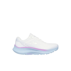 ZAPATILLA MUJER SKECHERS  GO RUN  128607WBL BLANCA Y LILA