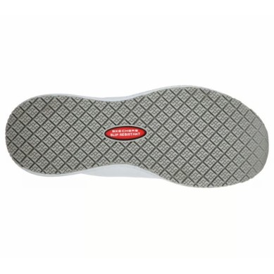 SKECHERS TRABAJO MUJER SQUAD SR 77222EC/WHT BLANCA