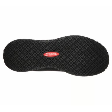 SKECHERS TRABAJO MUJER SQUAD SR 77222EC/BKRG NEGRA