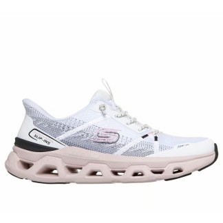 SKECHERS MUJER GLIDE STEP ALTUS 150516/WBPK BLANCA Y ROSA
