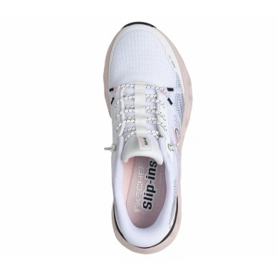 SKECHERS MUJER GLIDE STEP ALTUS 150516/WBPK BLANCA Y ROSA
