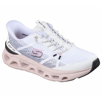 SKECHERS MUJER GLIDE STEP ALTUS 150516/WBPK BLANCA Y ROSA