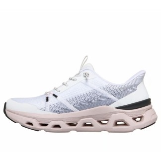 SKECHERS MUJER GLIDE STEP ALTUS 150516/WBPK BLANCA Y ROSA