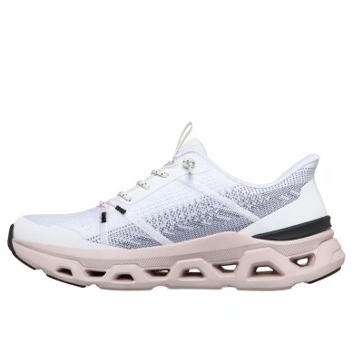 SKECHERS MUJER GLIDE STEP ALTUS 150516/WBPK BLANCA Y ROSA