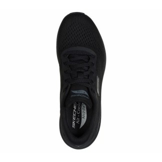 SKECHERS MUJER ARCH FIT  2.0 BIG LEAGUE 150051/BBK NEGRA
