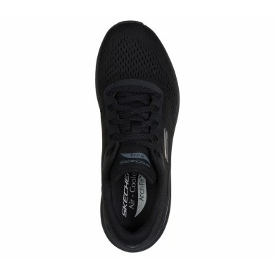 SKECHERS MUJER ARCH FIT  2.0 BIG LEAGUE 150051/BBK NEGRA