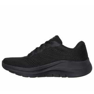 SKECHERS MUJER ARCH FIT  2.0 BIG LEAGUE 150051/BBK NEGRA