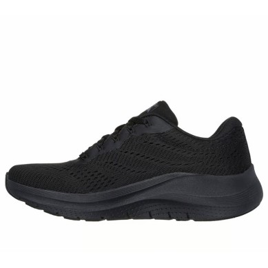 SKECHERS MUJER ARCH FIT  2.0 BIG LEAGUE 150051/BBK NEGRA