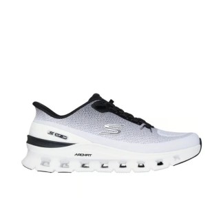 SKECHERS HOMBRE ARCH FIT GLIDE STEP 233110/WBK BLANCA Y NEGRA
