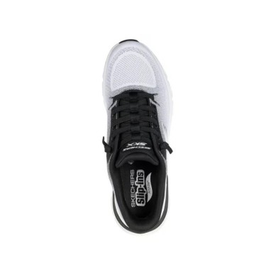 SKECHERS HOMBRE ARCH FIT GLIDE STEP 233110/WBK BLANCA Y NEGRA