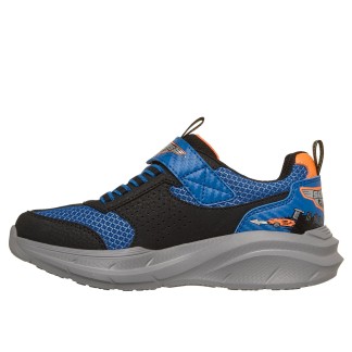 ZAPATILLA SKECHERS GARAGE NIÑO 402150L/BBOR AZUL Y NARANJA