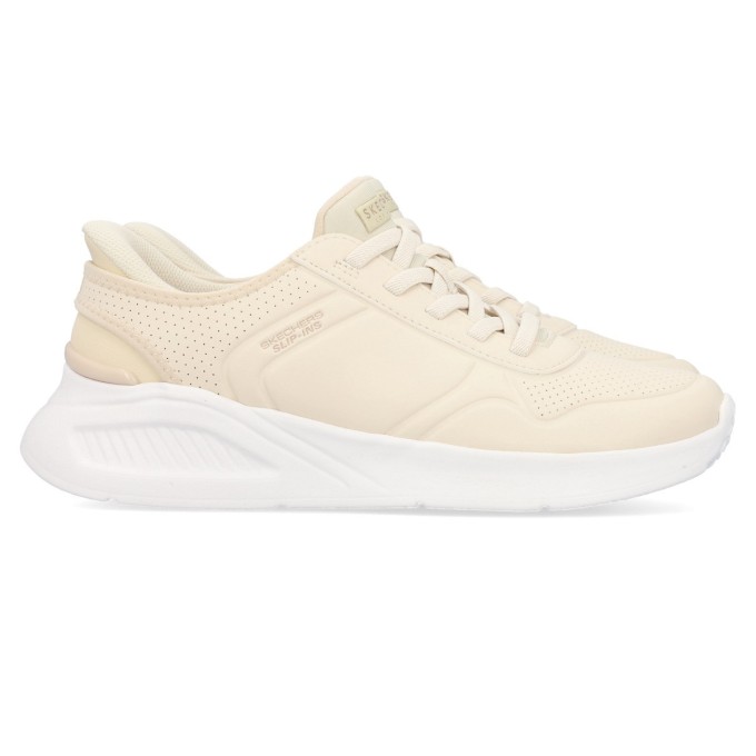 ZAPATILLA SKECHERS SLIP-INS UNO MUJER BEIGE 177394OFWT