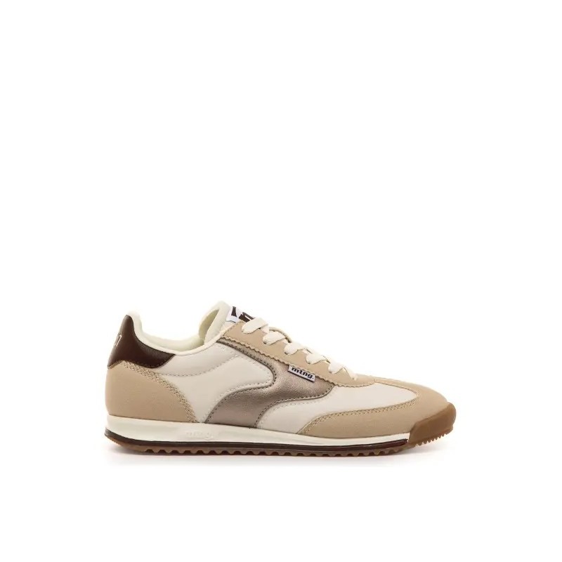 ZAPATILLA MUSTANG MUJER OLYMPIC 60858 BEIGE Y MARRÓN