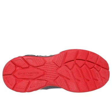 ZAPATILLA SKECHERS NIÑO GRIS Y ROJA LUCES STORM 3 400151L/GURD