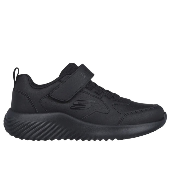 ZAPATILLA NIÑA NIÑO  SKECHERS BOUNDER POWER STUDY 405626L BBK NEGRA