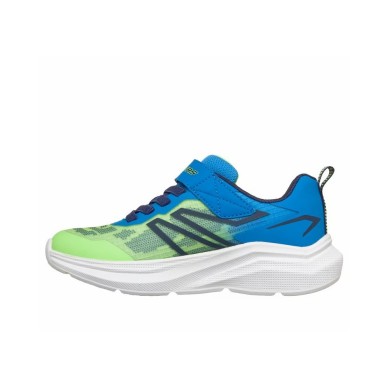SKECHERS MICROSPEC VELOCITY ZAPATILLA NIÑO AZUL Y VERDE 404125L/LMBL