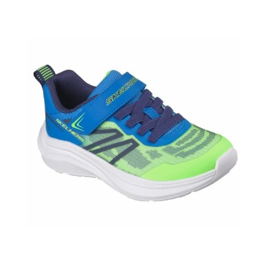 SKECHERS MICROSPEC VELOCITY ZAPATILLA NIÑO AZUL Y VERDE 404125L/LMBL